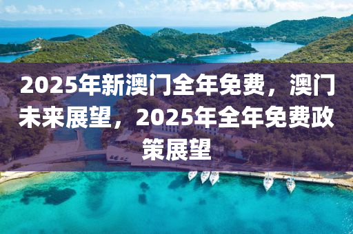 2025年新澳門全年免費液壓動力機械,元件制造，澳門未來展望，2025年全年免費政策展望