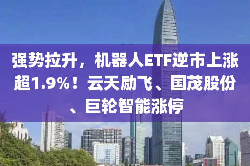 強(qiáng)勢拉升，機(jī)器人ETF逆市上漲超1.9%！云天勵飛、國茂股份、巨輪智能漲停液壓動力機(jī)械,元件制造