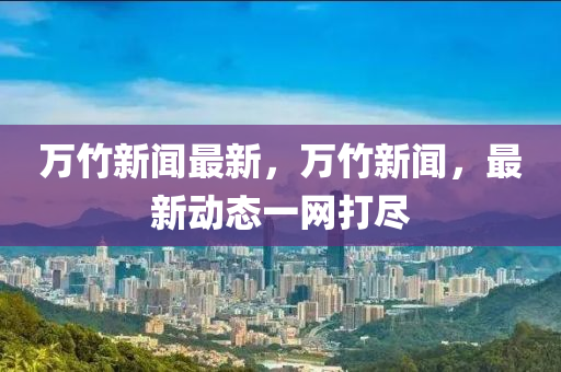 萬竹新聞最新，萬竹新聞，最新動液壓動力機械,元件制造態(tài)一網(wǎng)打盡