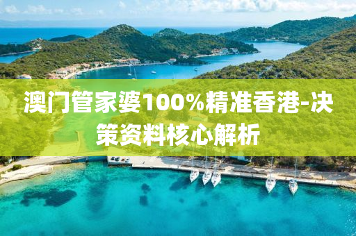 澳門管家婆100%精準(zhǔn)香港-決策資料核心解析