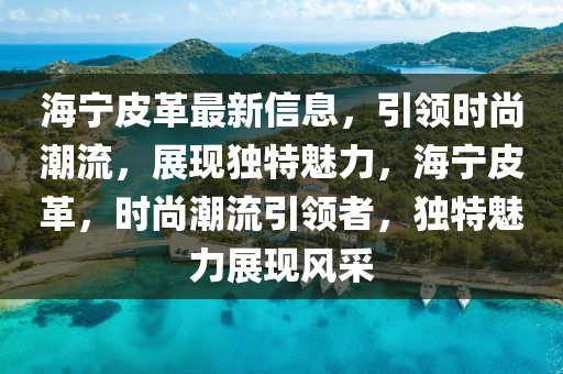 海寧皮革最新信息，引領(lǐng)時(shí)尚潮流，展現(xiàn)獨(dú)特魅力，海寧皮革，時(shí)尚潮流引領(lǐng)者，獨(dú)特魅力展現(xiàn)風(fēng)采