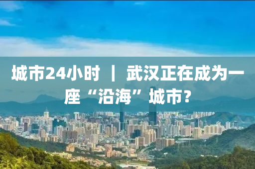 城市24小時 ｜ 武漢正在成為一座“沿?！背鞘?？液壓動力機械,元件制造