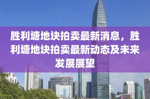 勝利塘地塊拍賣最新液壓動力機械,元件制造消息，勝利塘地塊拍賣最新動態(tài)及未來發(fā)展展望