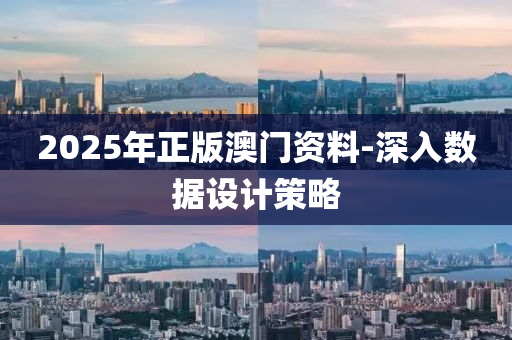 2025年正版澳門資料-深入數(shù)據(jù)設(shè)計(jì)策略