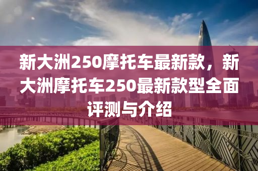 新大液壓動力機械,元件制造洲250摩托車最新款，新大洲摩托車250最新款型全面評測與介紹