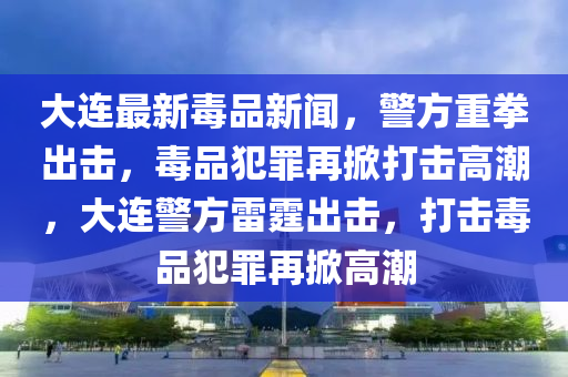 大連最新毒品新聞，警方重液壓動力機械,元件制造拳出擊，毒品犯罪再掀打擊高潮，大連警方雷霆出擊，打擊毒品犯罪再掀高潮