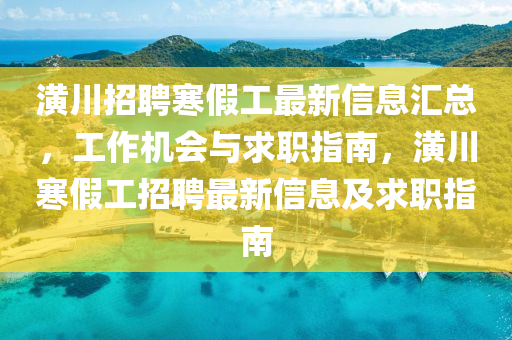 潢川招聘寒假工最新信息匯總，工作機會與求職指南，潢川寒假工招聘最新信息及求職指南液壓動力機械,元件制造