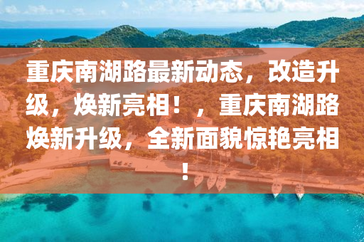 重慶南湖路最新動態(tài)，改造升級，煥新亮相！，重慶南湖路煥新升級，全新面貌驚艷亮相！液壓動力機械,元件制造