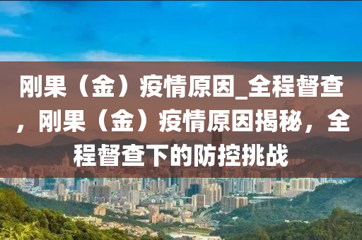 剛果（金）疫情原因_全程督查，剛果（金）疫情原因揭秘，全程督查下的防控挑戰(zhàn)液壓動(dòng)力機(jī)械,元件制造