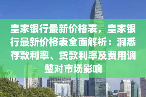 皇家銀行最新價格表，皇家銀行最新價格表全面解析：洞悉存款利率、貸款利率及費用調(diào)整對市場影響液壓動力機械,元件制造