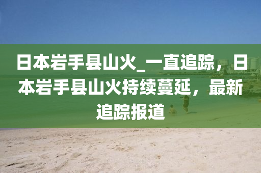 日本巖手縣山火_一直追蹤，日本巖手縣山火持續(xù)蔓延，最新追蹤報道液壓動力機械,元件制造