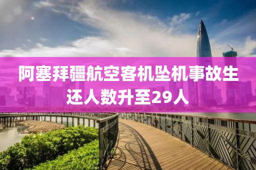 阿塞拜疆航空客機墜機事故生還人數升至29人液壓動力機械,元件制造