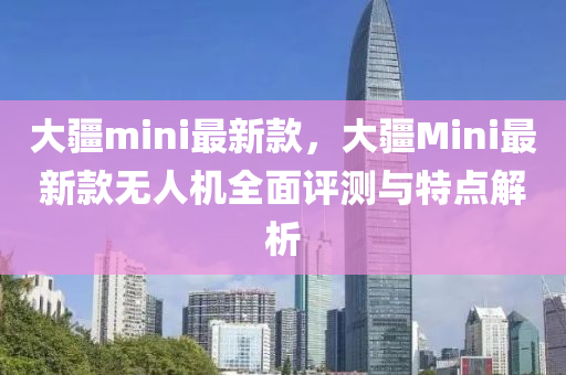 大疆mini最新款，大疆Mini最新款無人機(jī)全面評測與特點解析液壓動力機(jī)械,元件制造