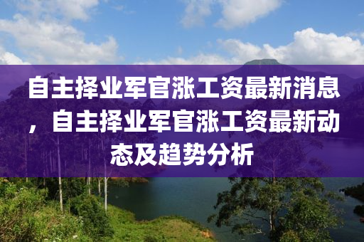 自主擇業(yè)軍官漲工資最新消息，自主擇業(yè)軍液壓動力機械,元件制造官漲工資最新動態(tài)及趨勢分析