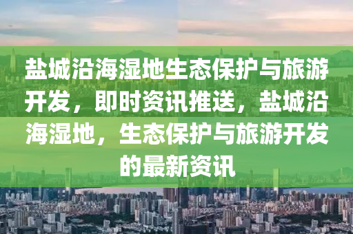 鹽城沿海濕地生態(tài)保護與旅游開發(fā)，即時資訊推送，鹽城沿海濕地，生態(tài)保護與旅游開發(fā)液壓動力機械,元件制造的最新資訊