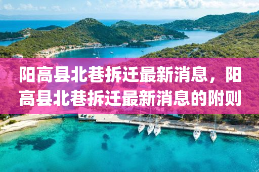 陽高縣北巷拆遷最新消息，陽高縣北巷拆遷最新消息的附則