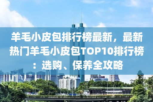 羊毛小皮包排行榜最新，最新熱門羊毛液壓動力機(jī)械,元件制造小皮包TOP10排行榜：選購、保養(yǎng)全攻略