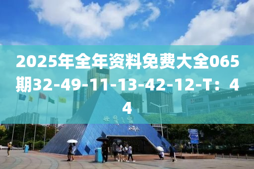 2025年全年資料免費(fèi)大全065期32-49-11-13-42-12-T：44