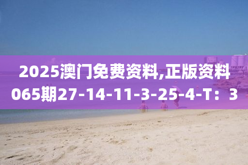 2025澳門免費(fèi)資料,正版資料065期27-14-11-液壓動力機(jī)械,元件制造3-25-4-T：3