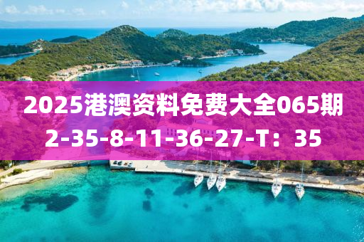 2025港澳資料免費(fèi)大全065期2-35-8-11-36-27-T：35