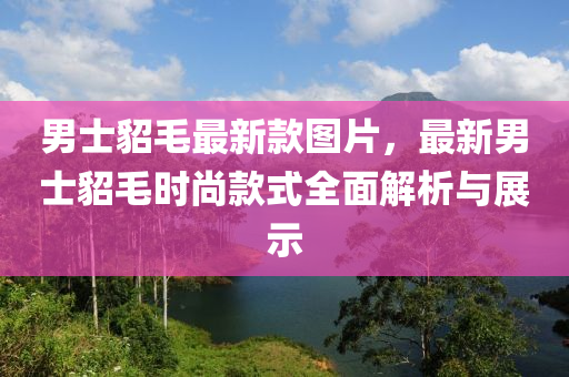 男士貂毛最新款圖片，最新男士貂毛時尚款式全面解析與展示液壓動力機械,元件制造