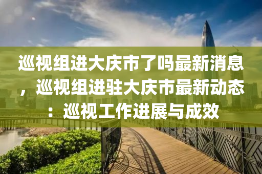 巡視組進(jìn)大慶市了嗎最新消息，巡視組進(jìn)駐大慶市最新動態(tài)：巡視工作進(jìn)展與成效