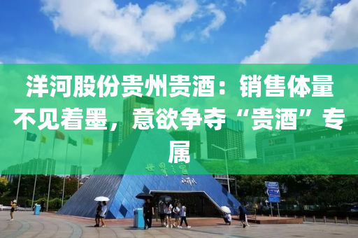 洋河股份貴州貴液壓動力機械,元件制造酒：銷售體量不見著墨，意欲爭奪“貴酒”專屬