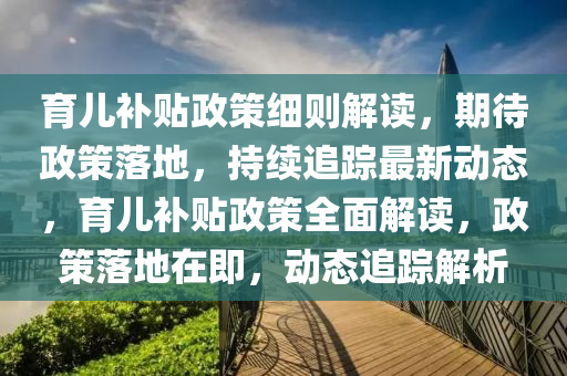 育兒補貼政策細則解讀，期待政策落地，持續(xù)追蹤最新動態(tài)，育兒補貼政策全面解讀，政策落地在即，動態(tài)追蹤解析液壓動力機械,元件制造