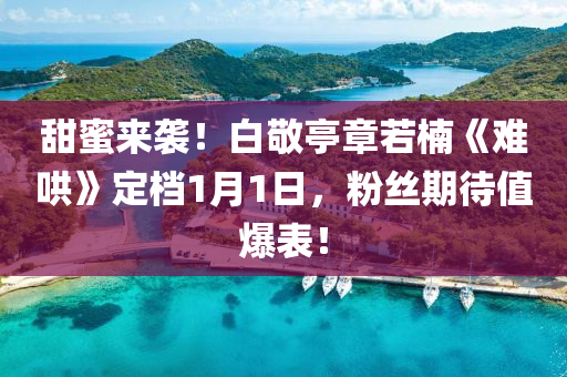 甜蜜來襲！白敬亭章若楠《難哄》定檔1月1日，粉絲期待值爆液壓動力機械,元件制造表！