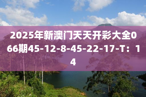 2025年新澳門天天開彩大全066期45-12-8-45-22-17-T：14液壓動力機械,元件制造