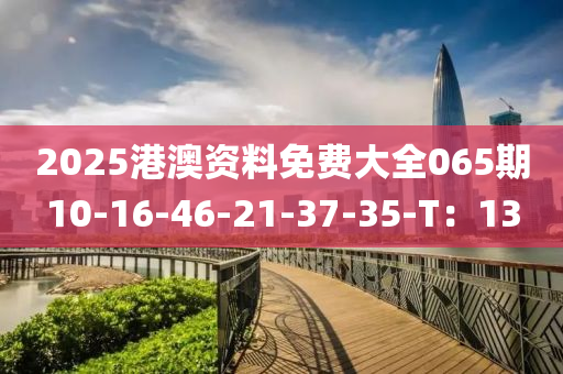 2025港澳資料免費大全065期10-16-46-21-37-35-T：13