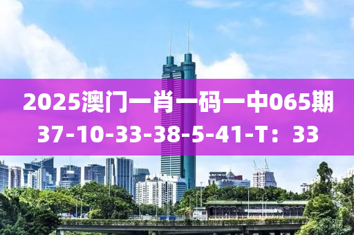 2025澳門一肖一碼一中065期37-10-33-38-5-41-液壓動力機械,元件制造T：33