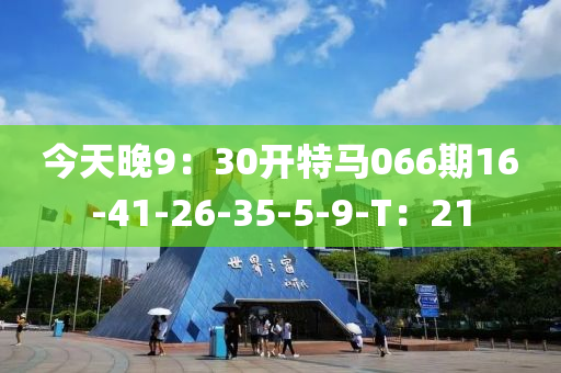 今天晚9：30開特馬066期16-41-26-35-5-9-T：21液壓動力機械,元件制造