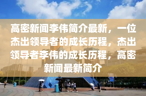 高密新聞李偉簡介最新，一位杰出領(lǐng)導(dǎo)者的成長歷程，杰出領(lǐng)導(dǎo)者李偉的成長歷程，高密新聞最新簡介