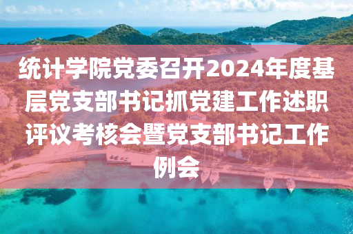 統(tǒng)計學(xué)院黨委召開2024年度基層黨支部書記抓黨建工作述職評議考核會暨黨支部書記工作例會液壓動力機(jī)械,元件制造