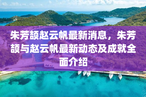 液壓動力機械,元件制造朱芳頡趙云帆最新消息，朱芳頡與趙云帆最新動態(tài)及成就全面介紹