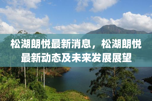 液壓動力機(jī)械,元件制造松湖朗悅最新消息，松湖朗悅最新動態(tài)及未來發(fā)展展望