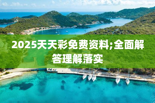 2025天天彩免費(fèi)資料;全面解答理解落實(shí)