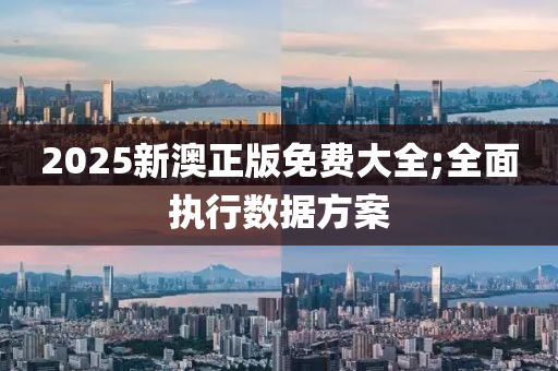 2025新澳正版免費大全;全面執(zhí)行數據方案