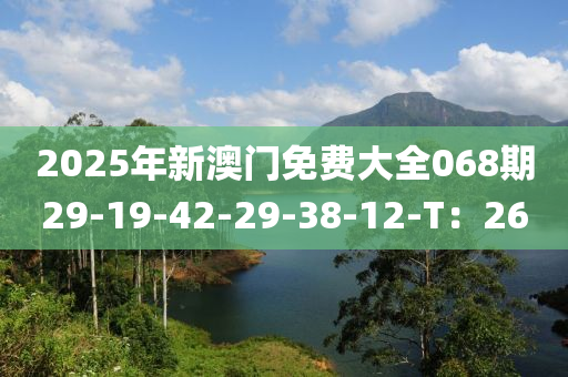 2025年新澳門(mén)免費(fèi)大全068期29-19-42-29-38-12-T：26液壓動(dòng)力機(jī)械,元件制造